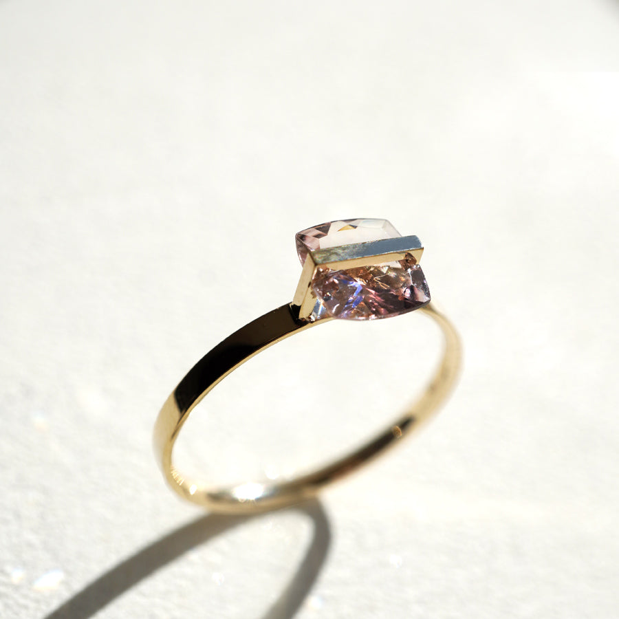 BAND NECKLACE MORGANITE#3093