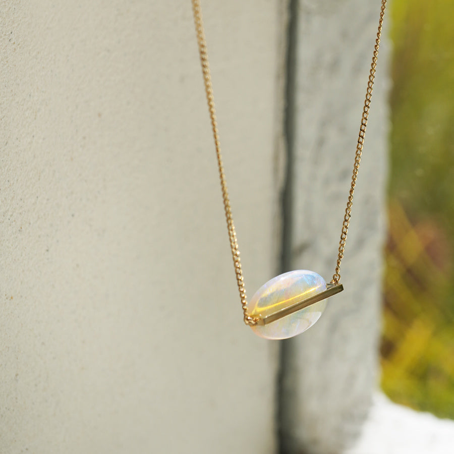 BAND NECKLACE OPAL #4130