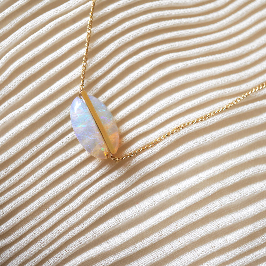 BAND NECKLACE OPAL #4130