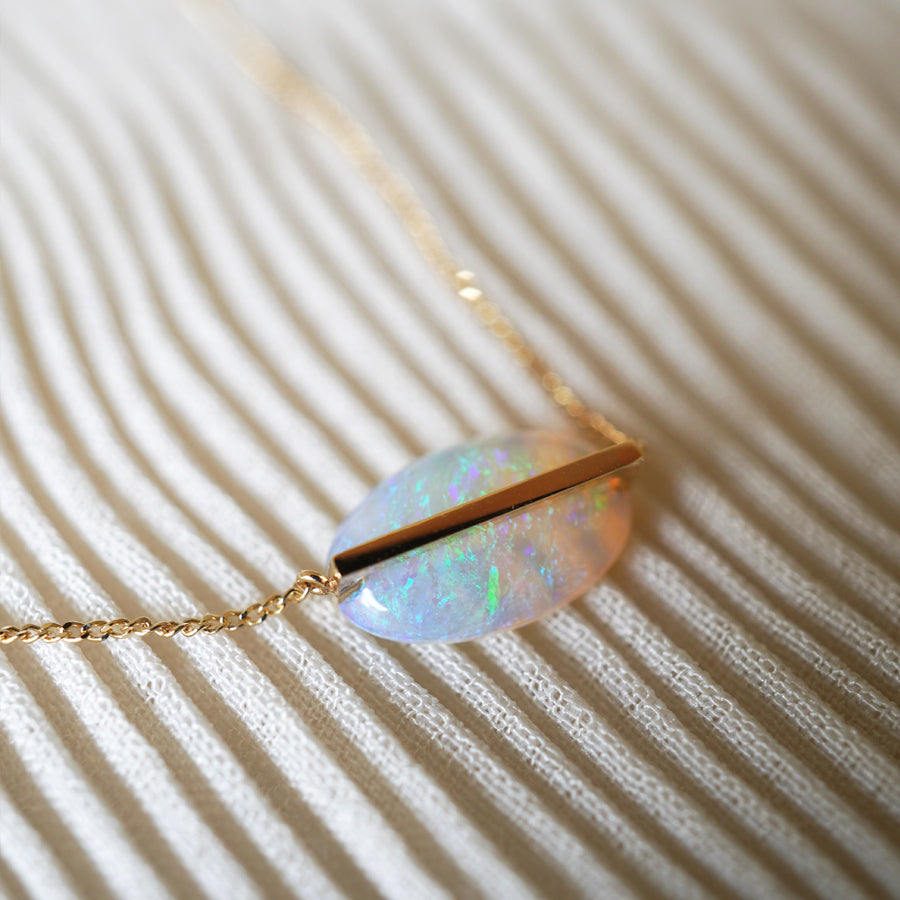 BAND NECKLACE OPAL #4130