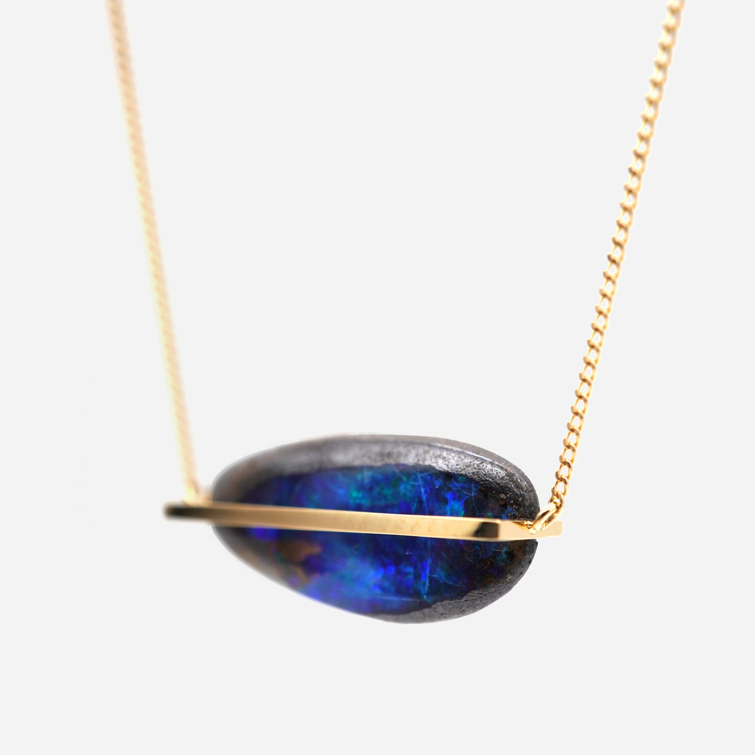 BAND NECKLACE BOUDER OPAL #3757