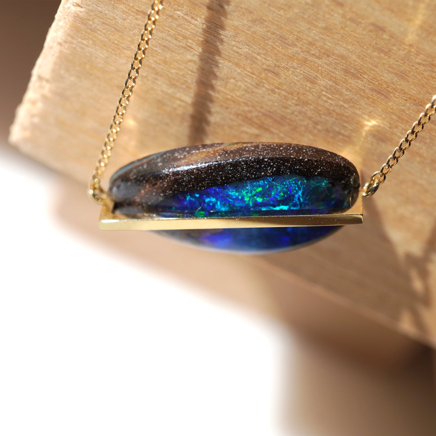 BAND NECKLACE BOUDER OPAL #3757