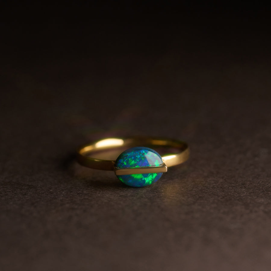 BAND RING OPAL#2582