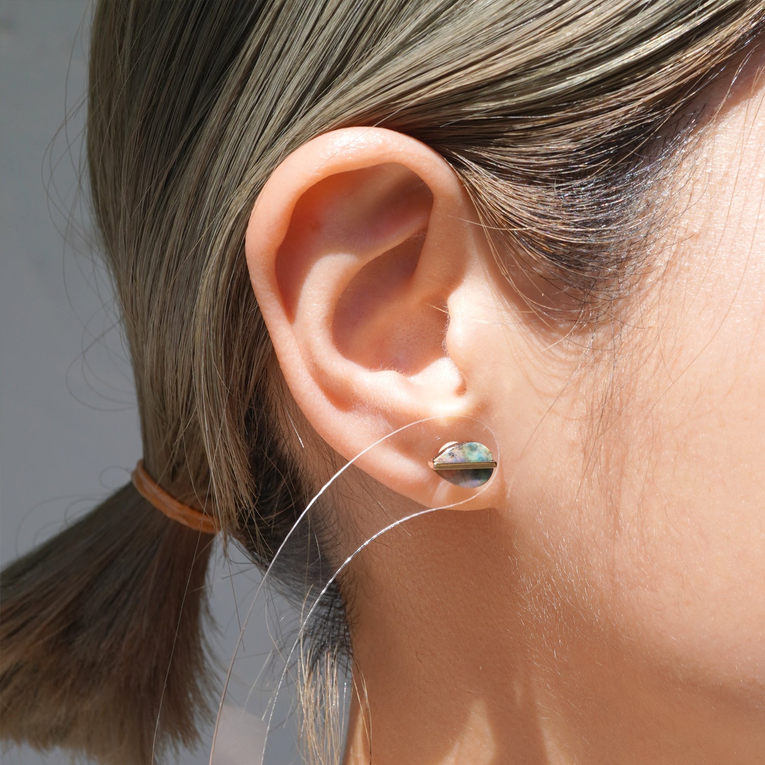 BAND EARRING BOULDERT OPAL #3839