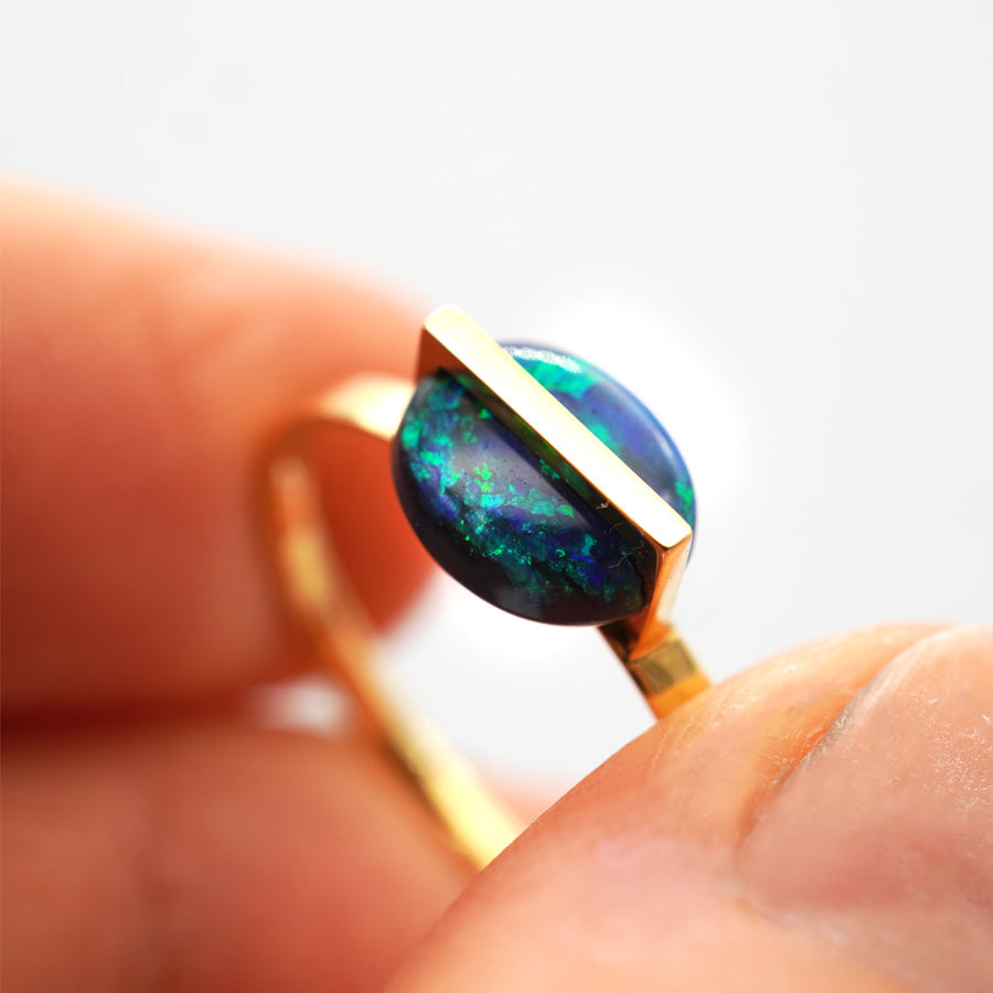 BAND RING OPAL#2582