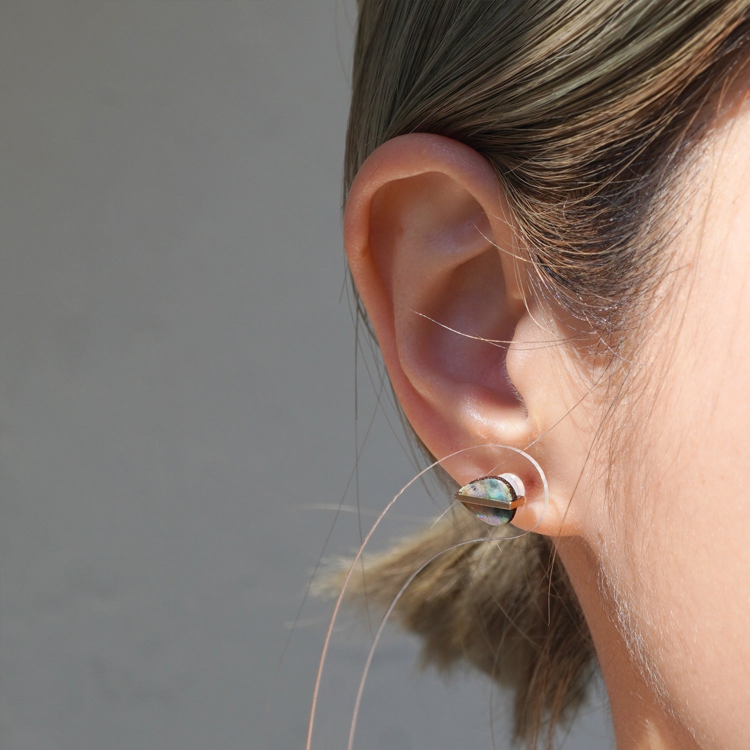 BAND EARRING BOULDERT OPAL #3839