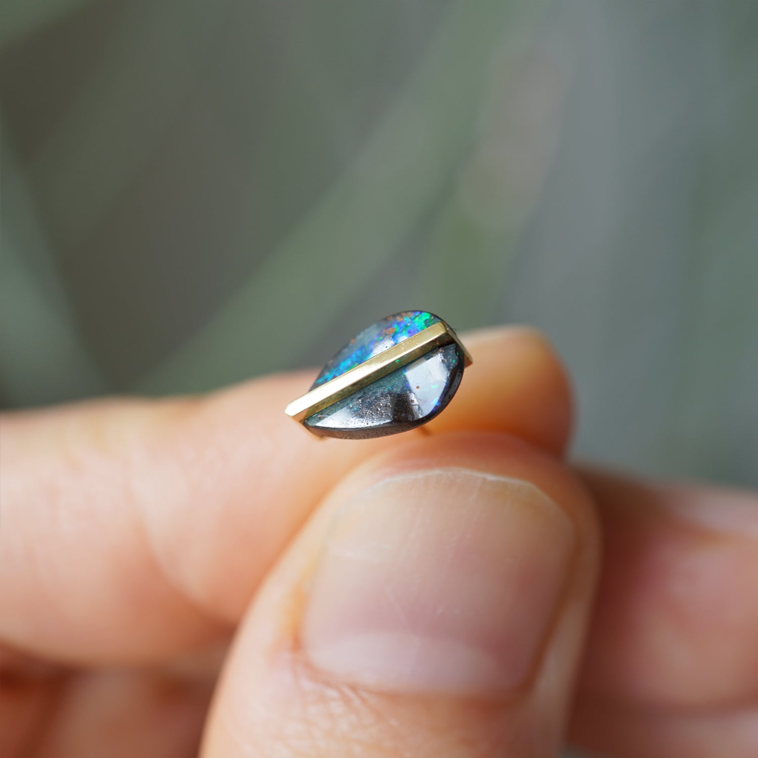 BAND EARRING BOULDERT OPAL #3360