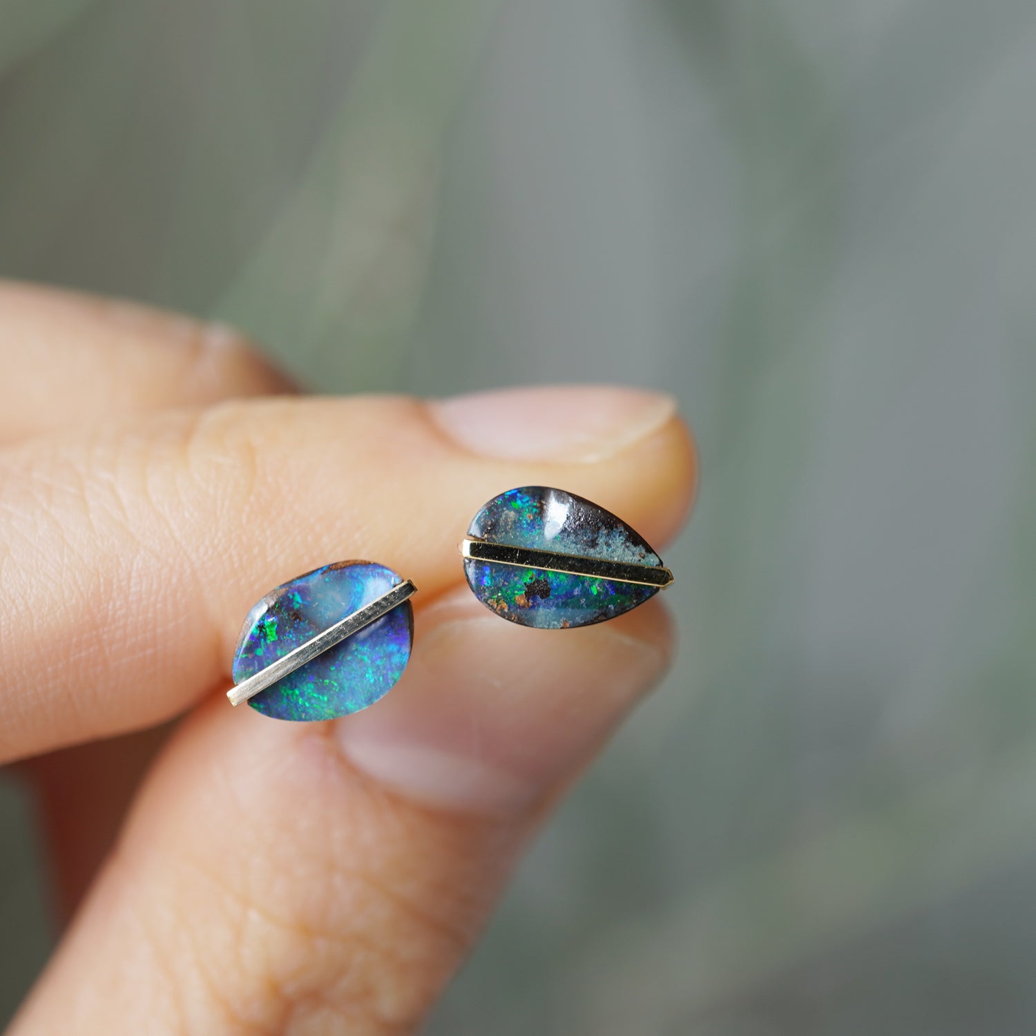 BAND EARRING BOULDERT OPAL #3360