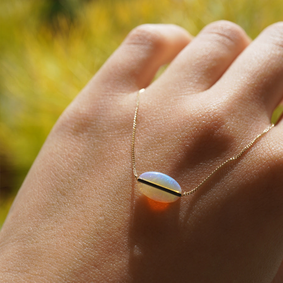 BAND NECKLACE OPAL #4130