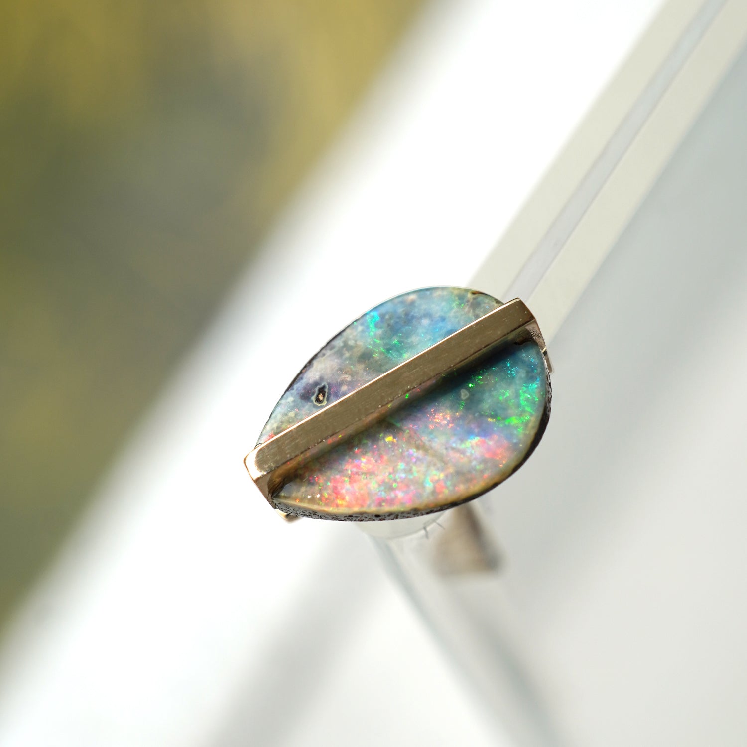 BAND EARRING BOULDERT OPAL #3839