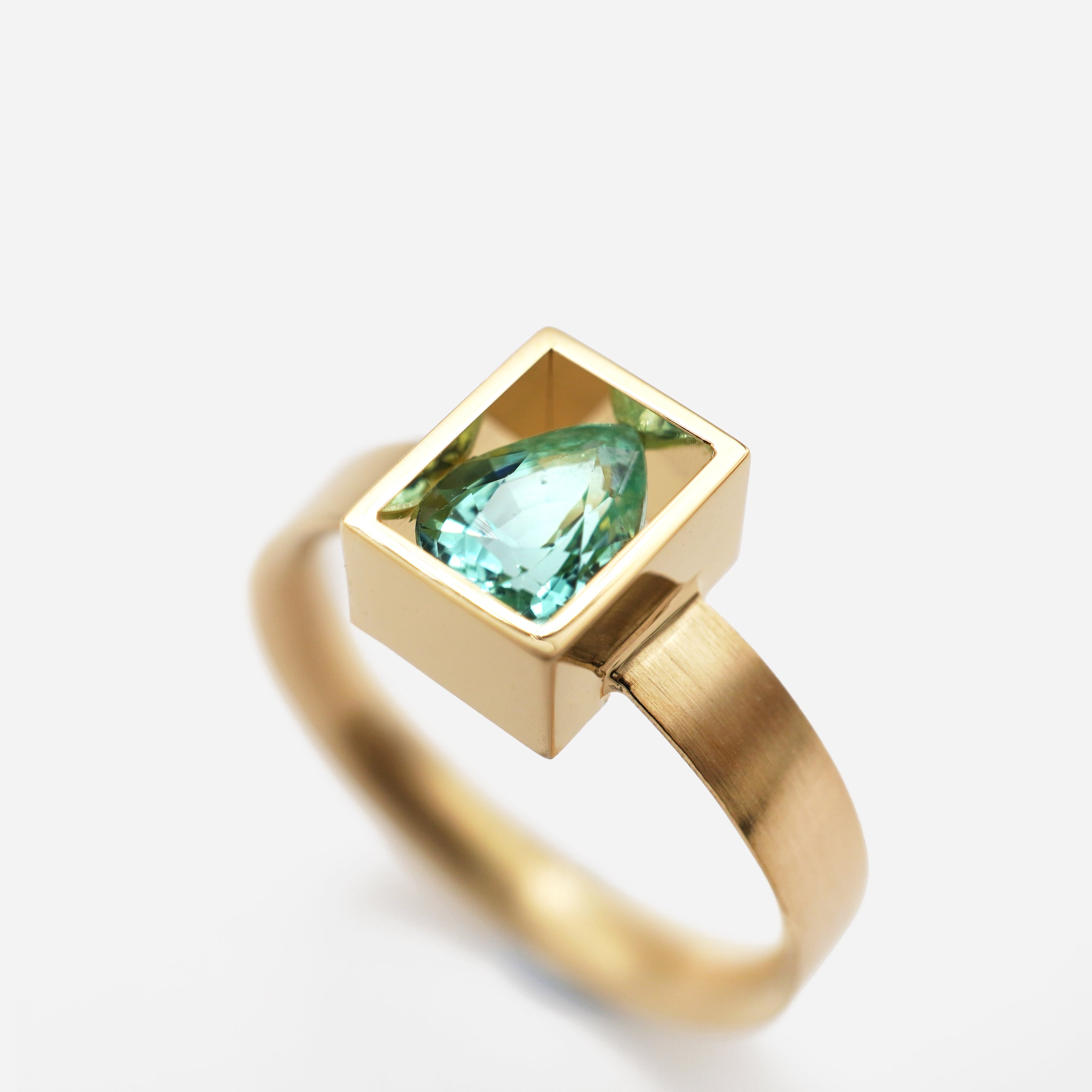 POSITION RING PARAIBA TOURMALINE #3739