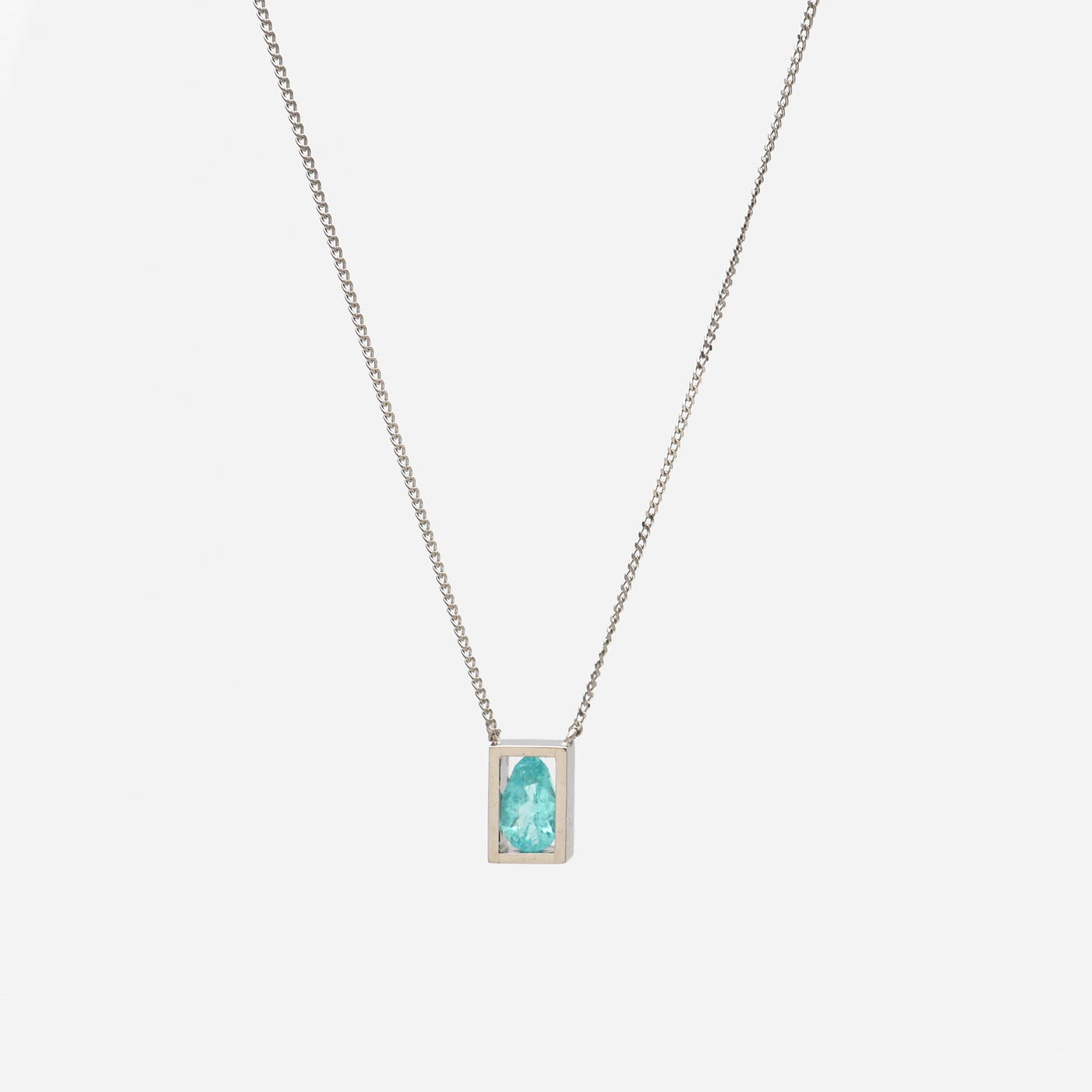 POSITION NECKLACE PARAIBA TOURMALINE0.26ct #4057