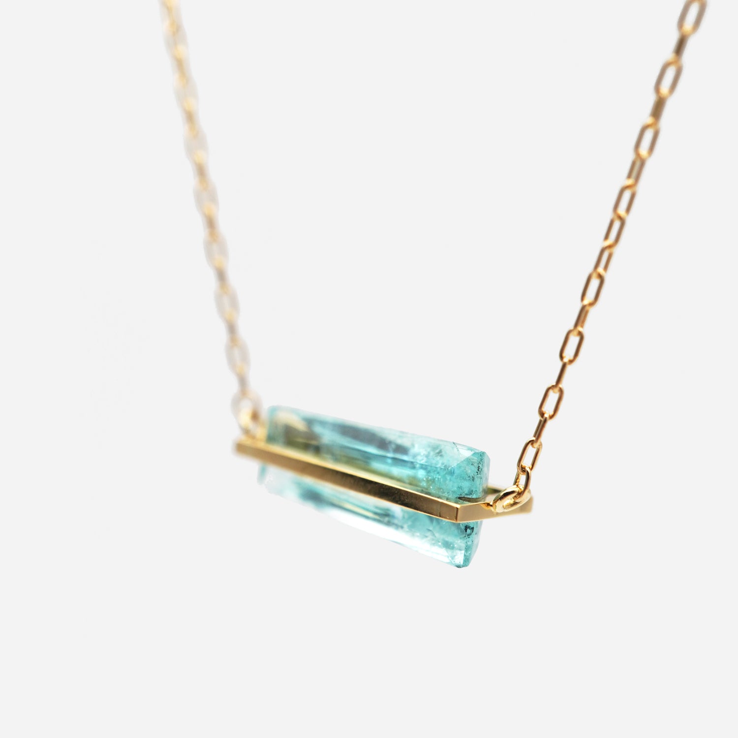 BAND NECKLACE PARAIBA TOURMALINE #3758