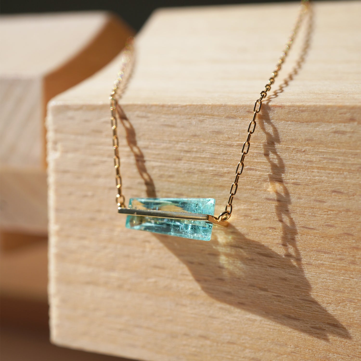 BAND NECKLACE PARAIBA TOURMALINE #3758