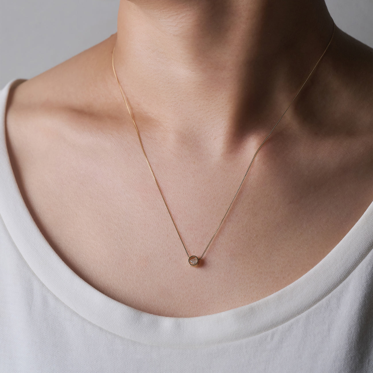 POSITION NECKLACE 0.11ct #3422