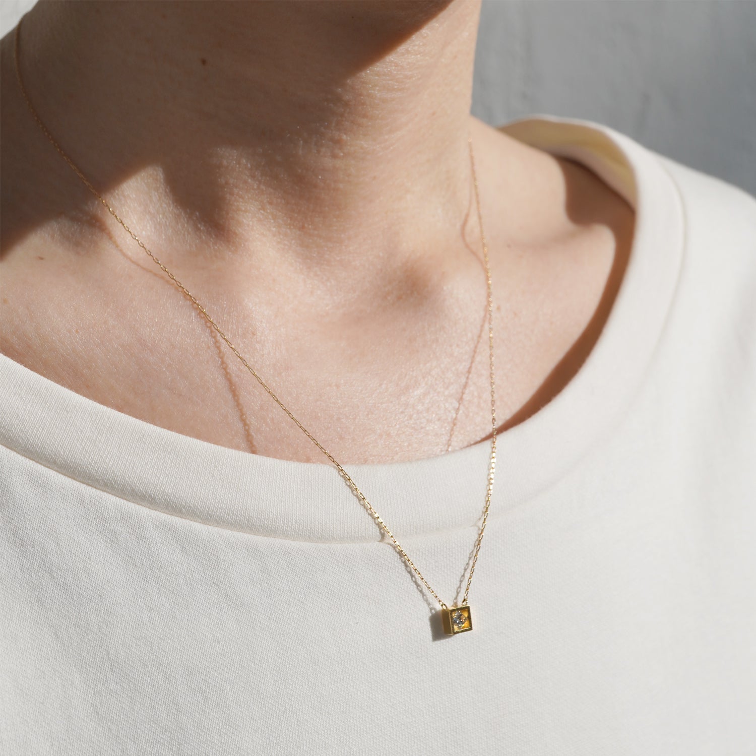POSITION NECKLACE 0.12ct #3533