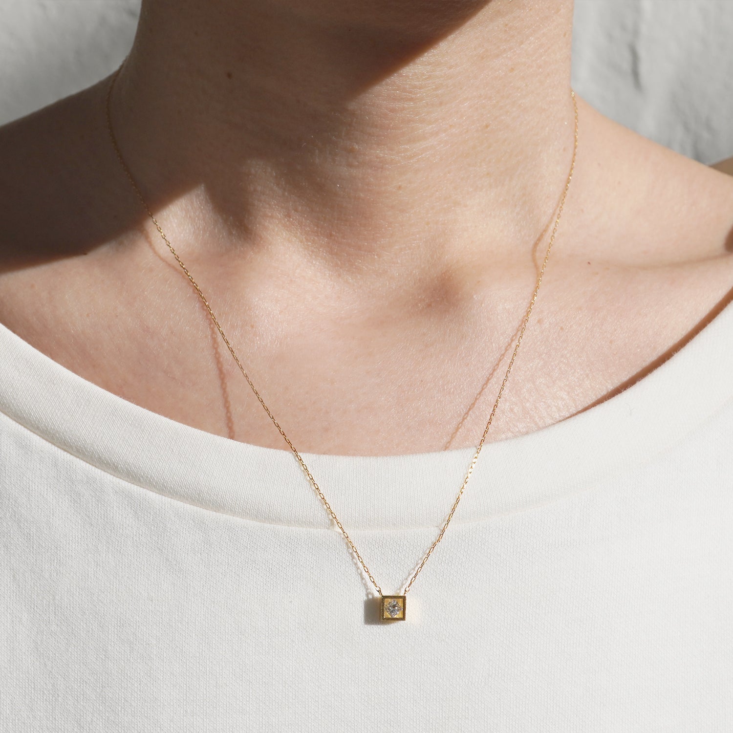 POSITION NECKLACE 0.12ct #3533