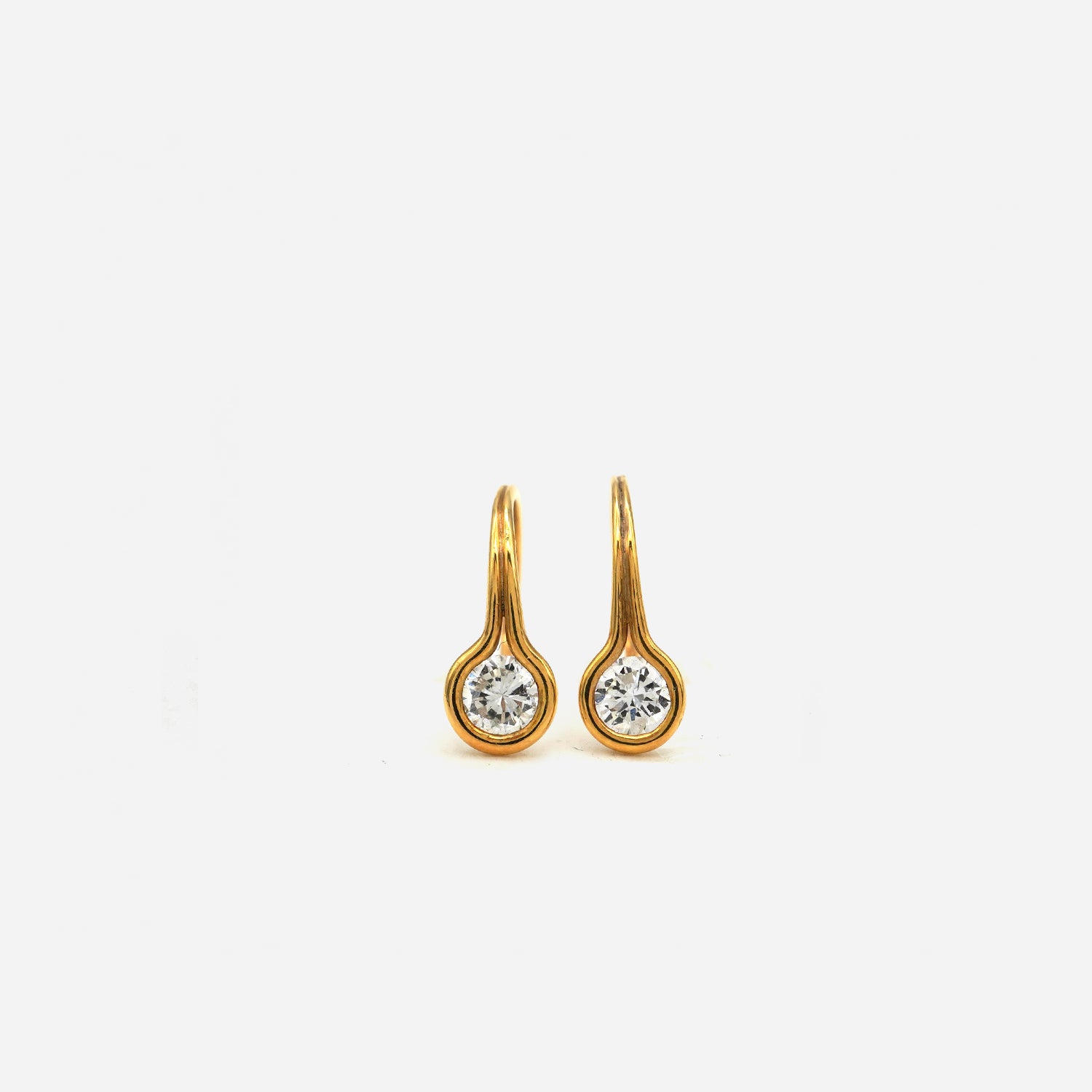 ROUND DIAMOND EARRING 3.5mm #1620