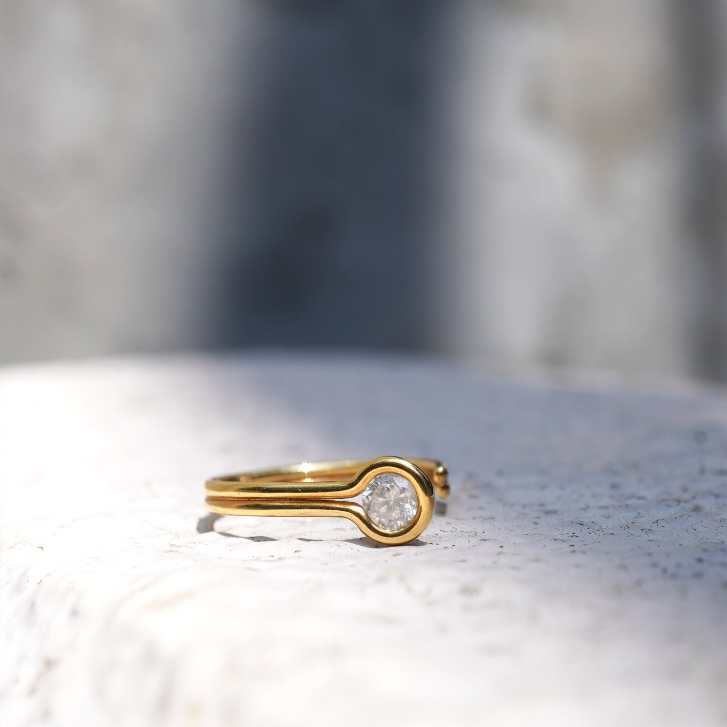 ROUND DIAMOND RING 4mm #1379