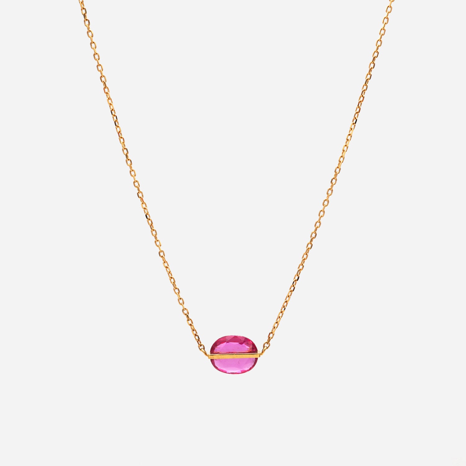 BAND NECKLACE RUBY #2137