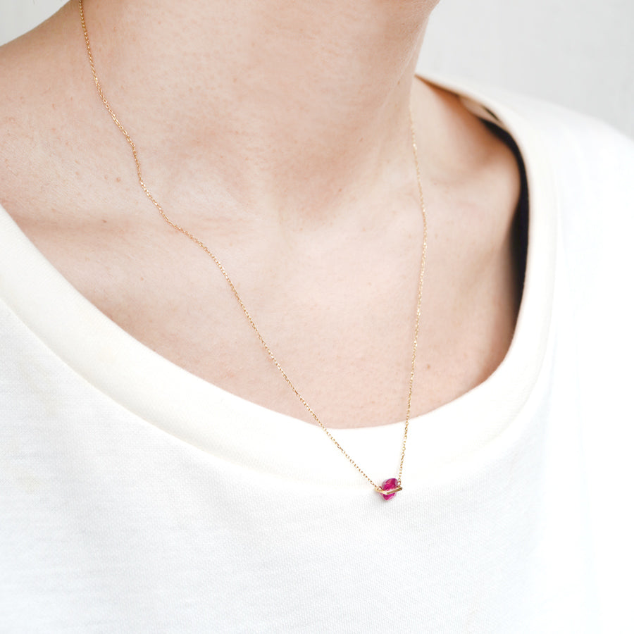 BAND NECKLACE RUBY #2601