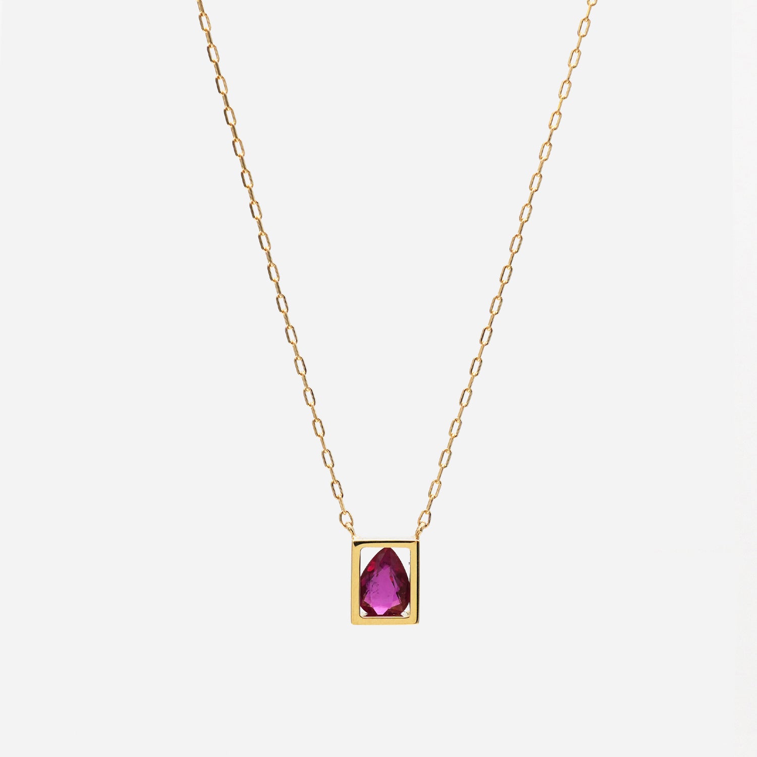 POSITION NECKLACE RUBY 0.29ct #3789
