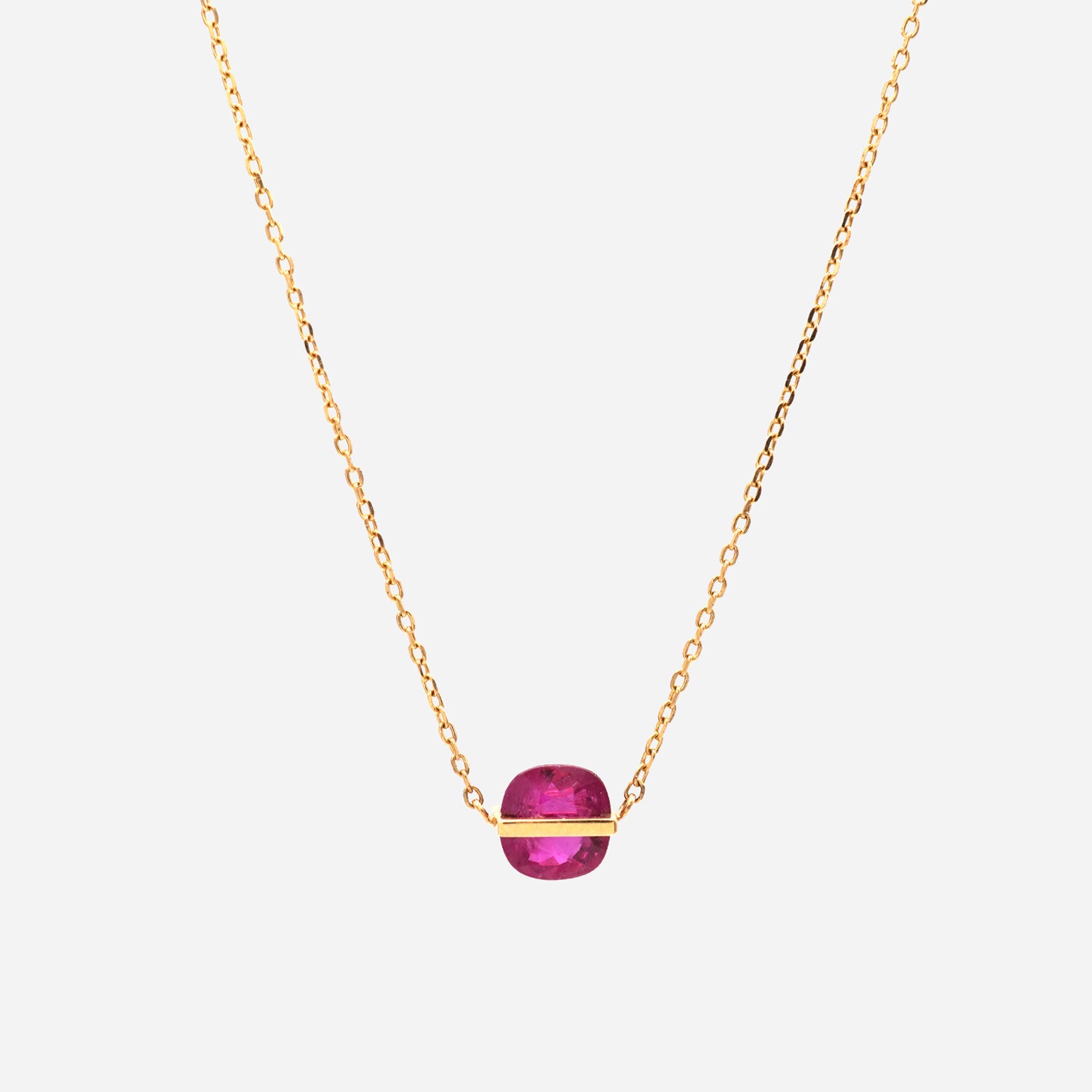 BAND NECKLACE RUBY #2601