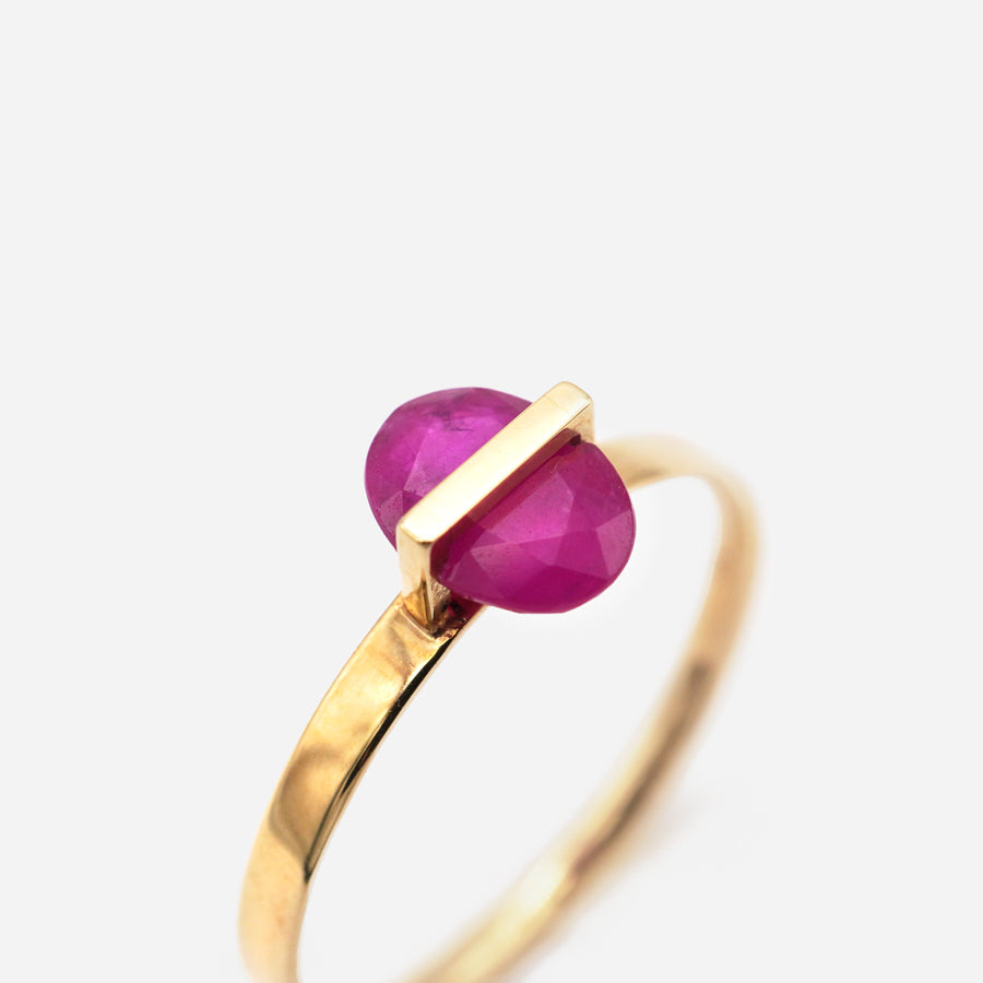 BAND RING RUBY #1645