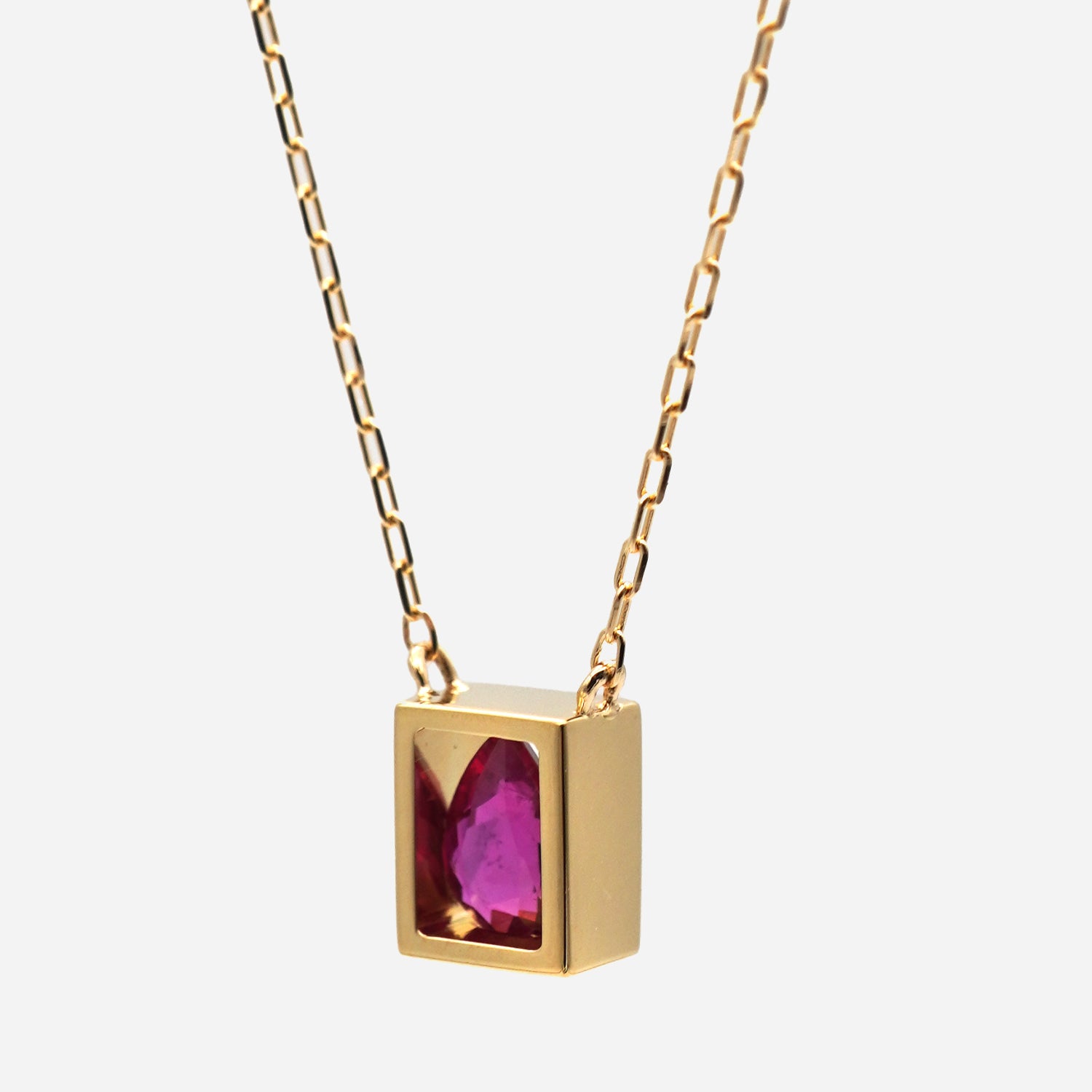 POSITION NECKLACE RUBY 0.29ct #3789