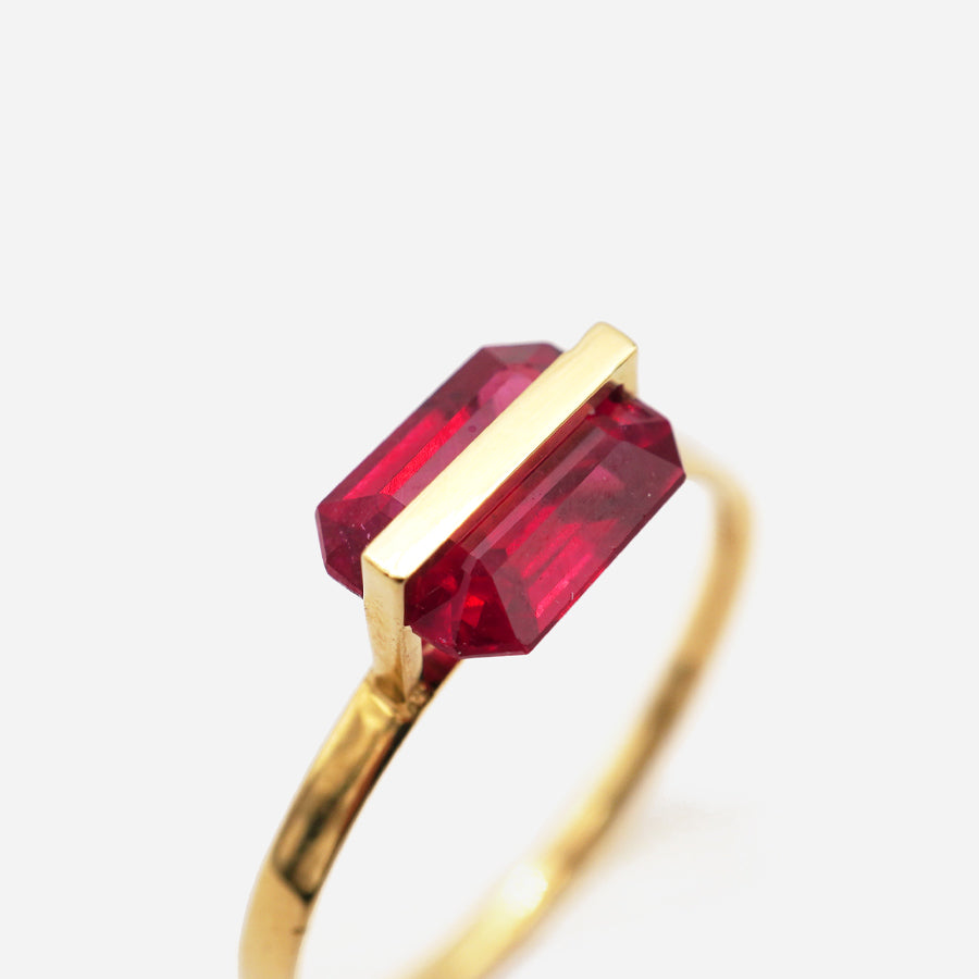 BAND RING RUBY #2931