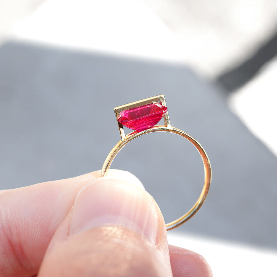 BAND RING RUBY #2931