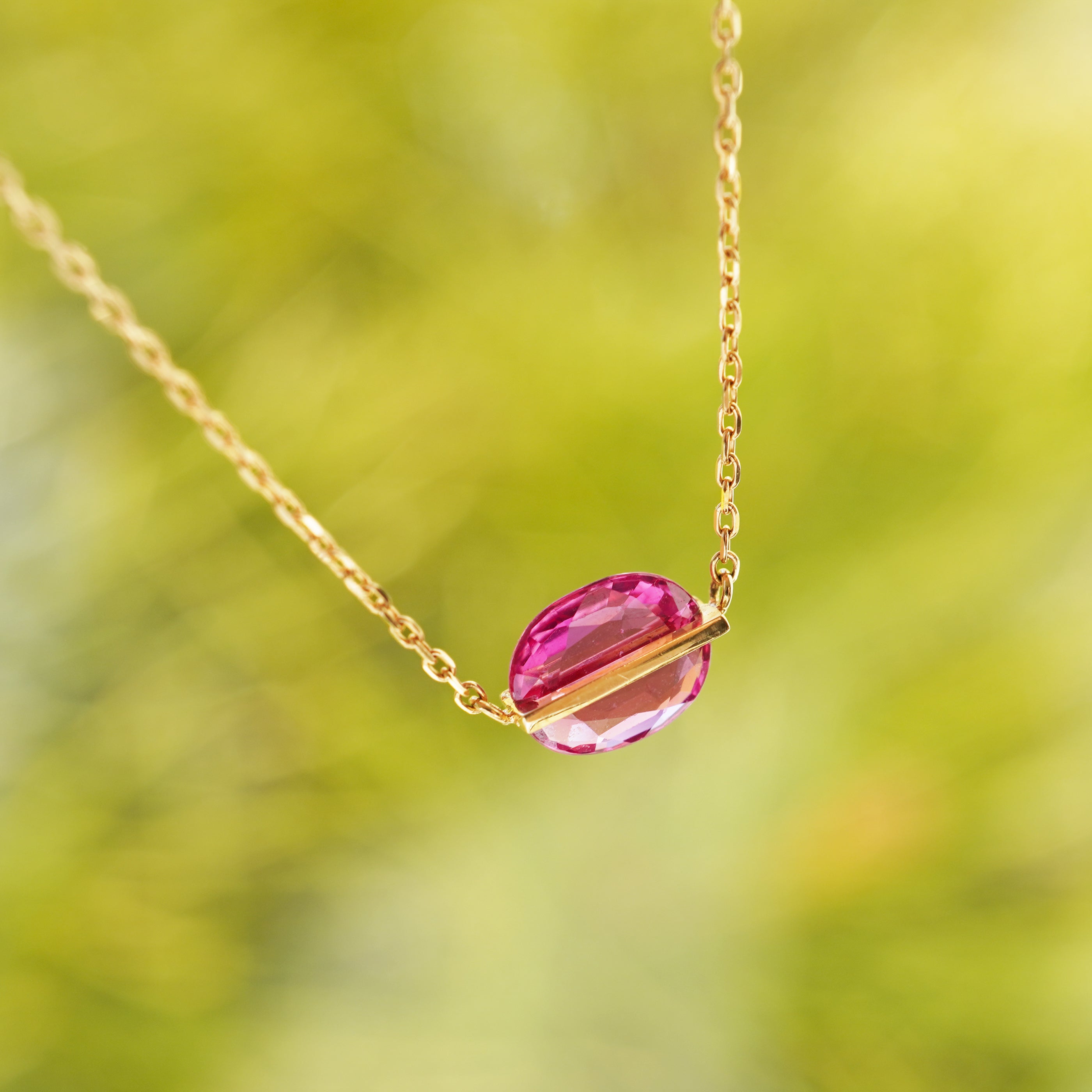 BAND NECKLACE RUBY #2137