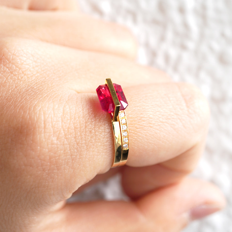 BAND RING RUBY #2931