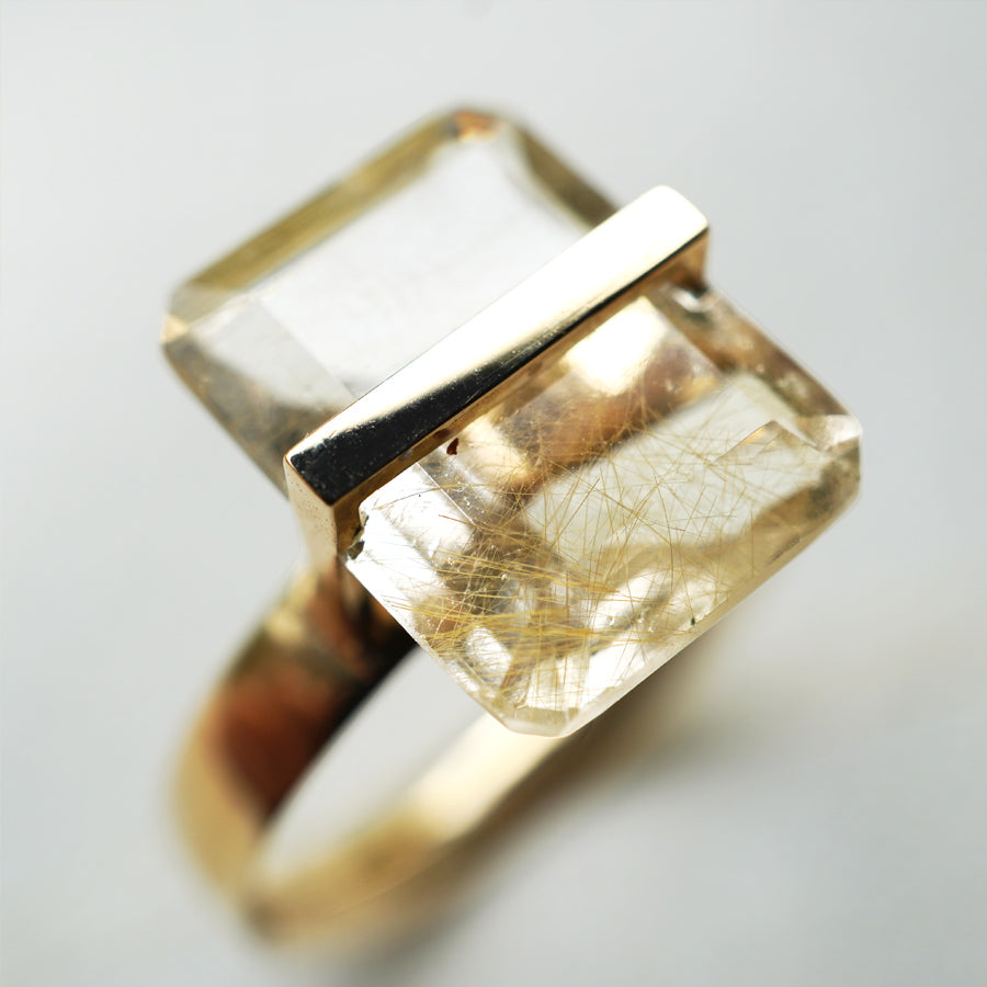 BAND RING RUTIL QUARTZ #3031