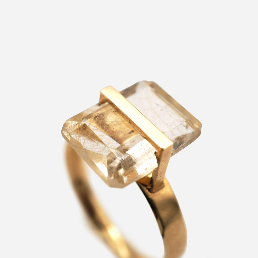 BAND RING RUTIL QUARTZ #3031