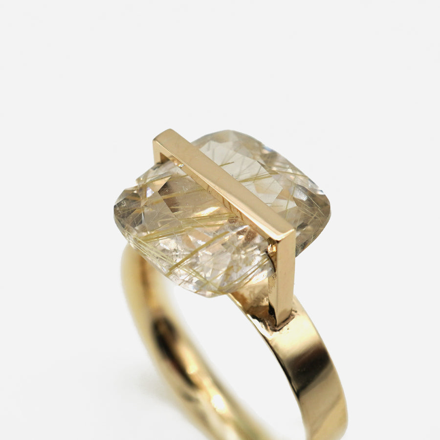 BAND RING RUTIL QUARTZ#4016