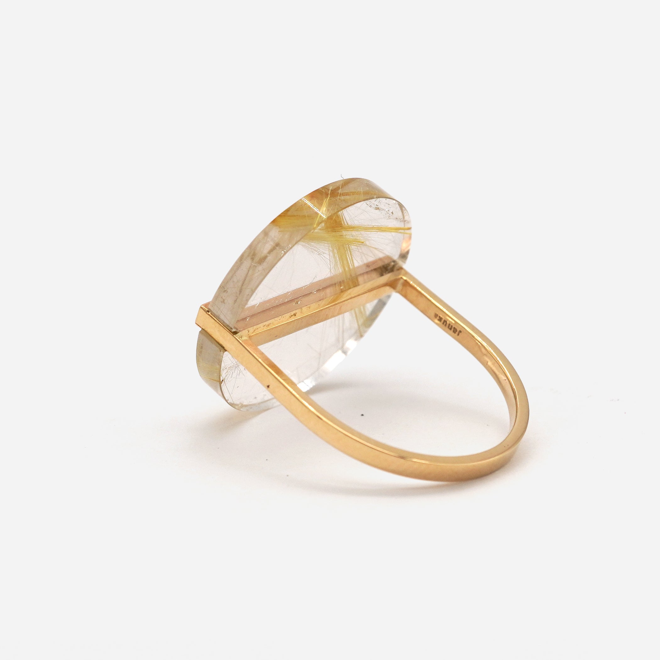 SLICE RING RUTILQUARTZ#3727