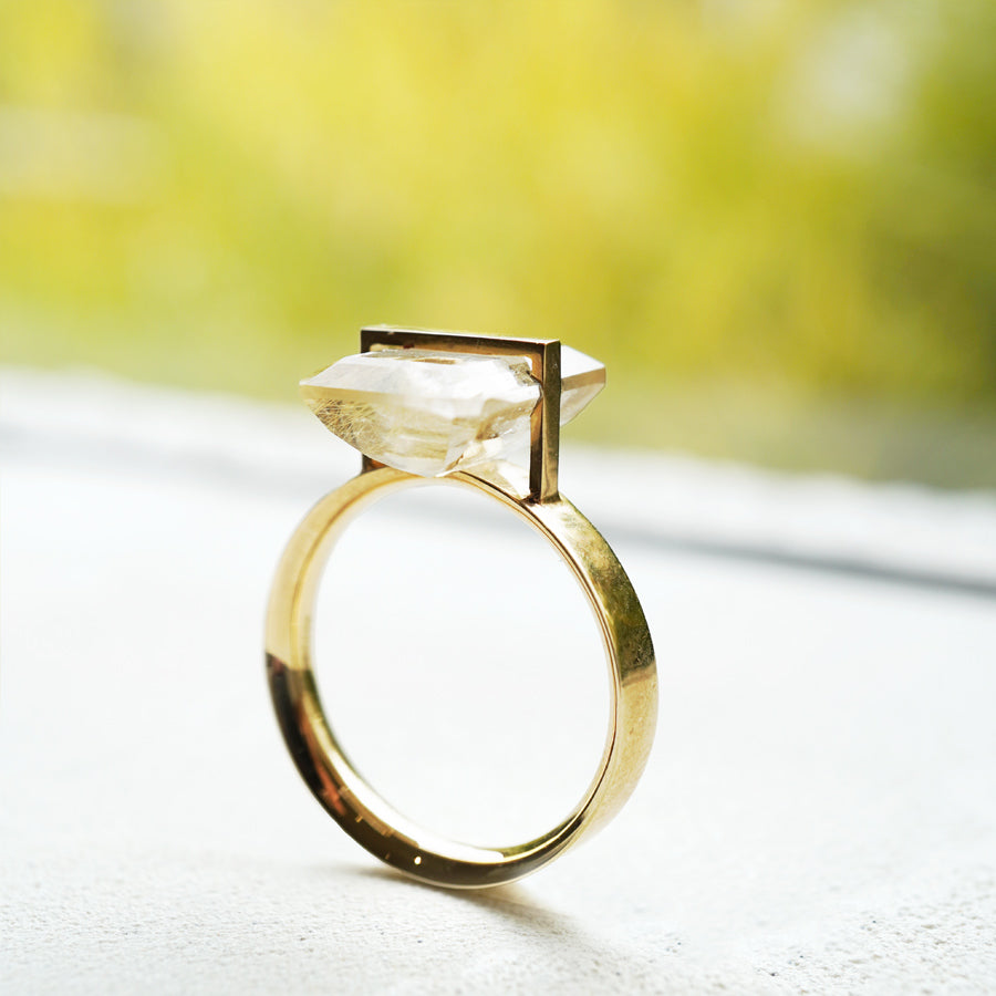 BAND RING RUTIL QUARTZ #3031