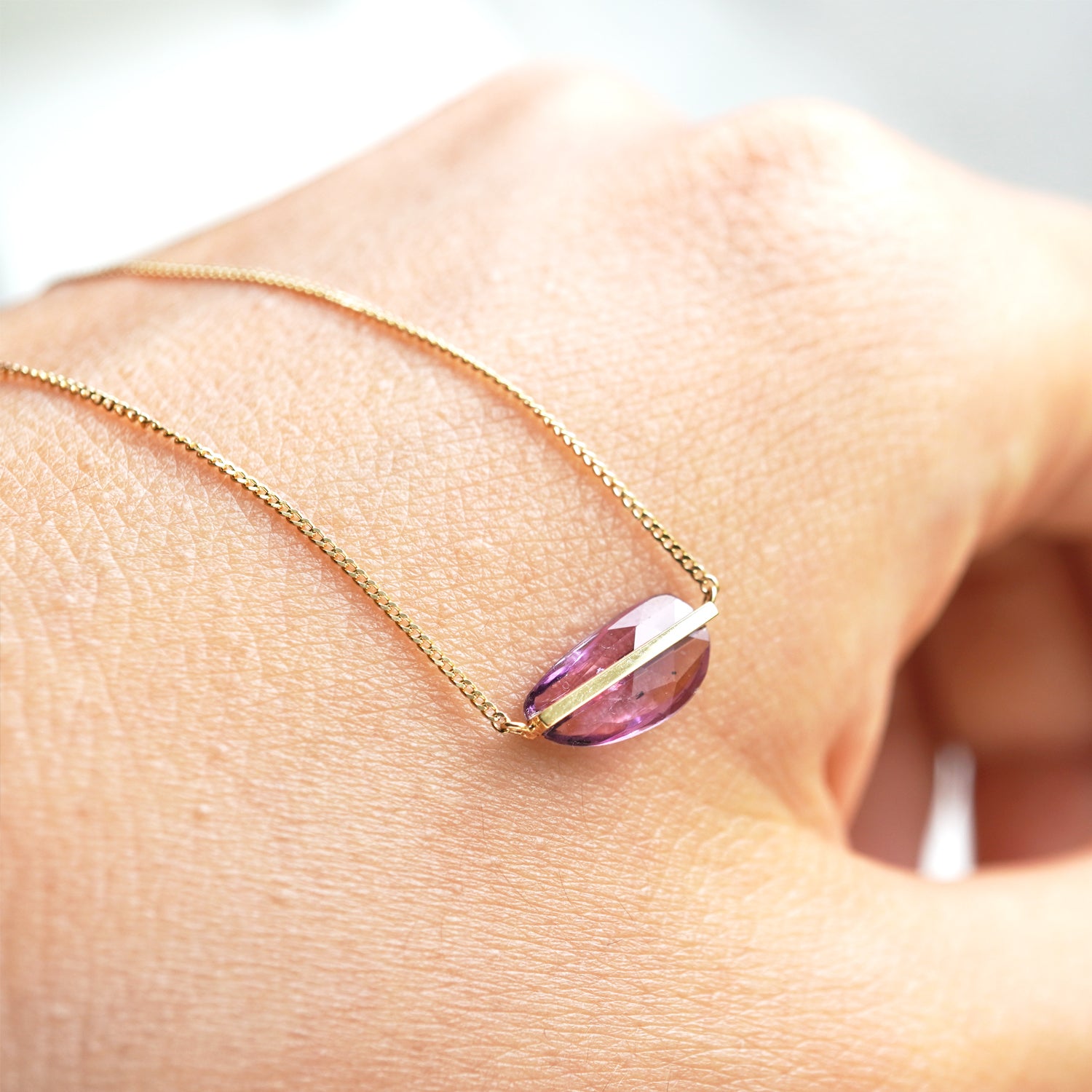 BAND NECKLACE SAPPHIRE #3094