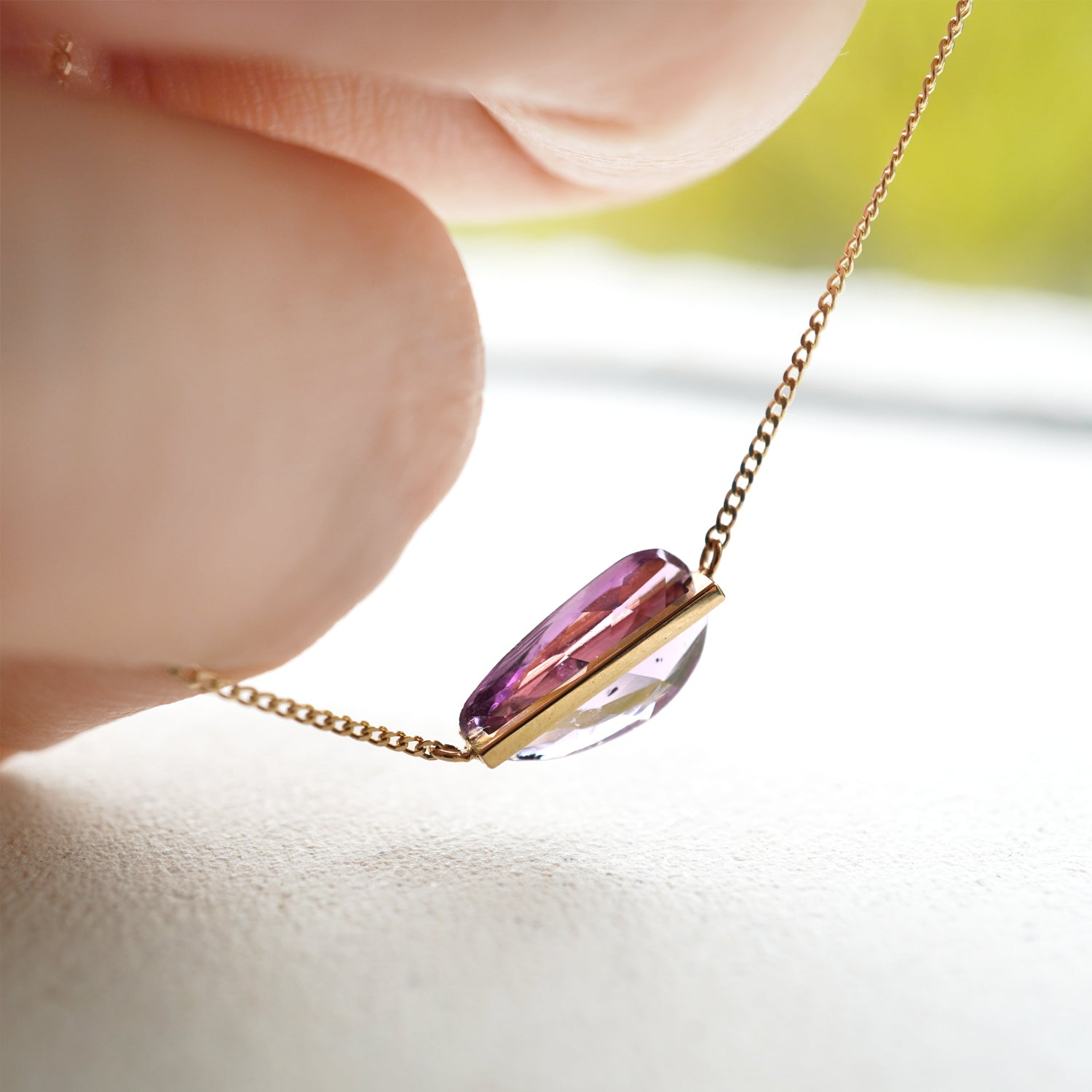 BAND NECKLACE SAPPHIRE #3094