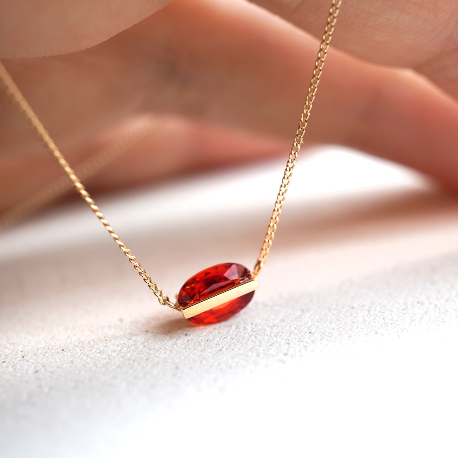 BAND NECKLACE SAPPHIRE #3131