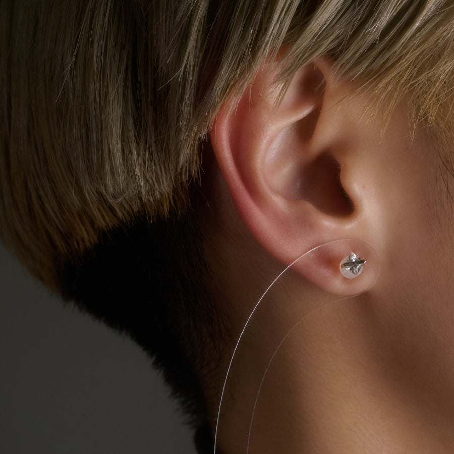 BAND EARRINGS SAPPHIRE #3953