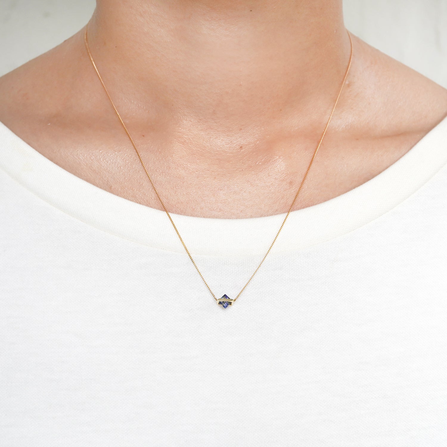 BAND NECKLACE SAPPHIRE #3041