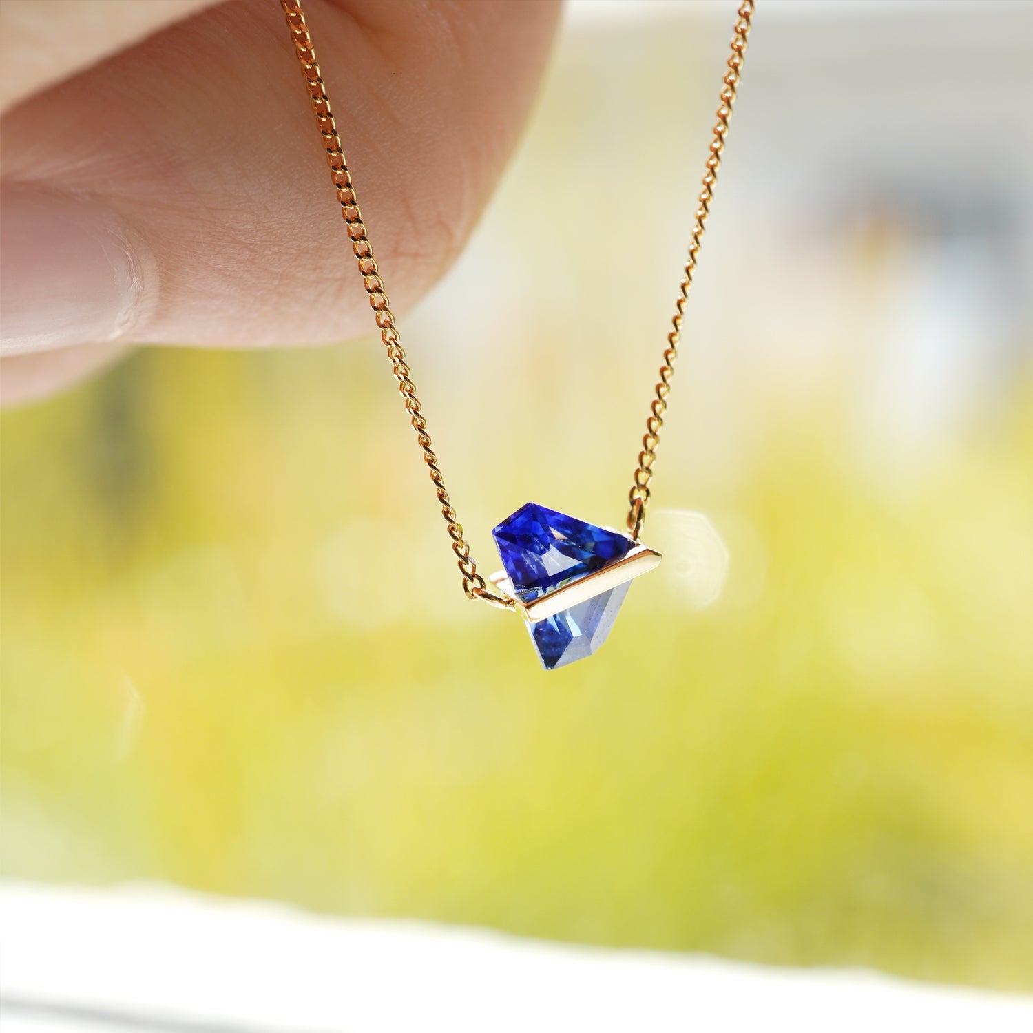 BAND NECKLACE SAPPHIRE #3128