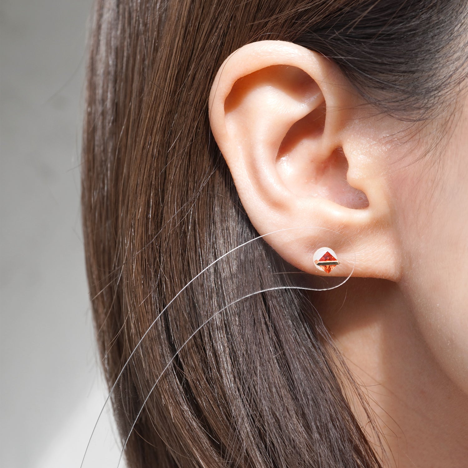 BAND SINGLE EARRING SAPPHIRE #3287