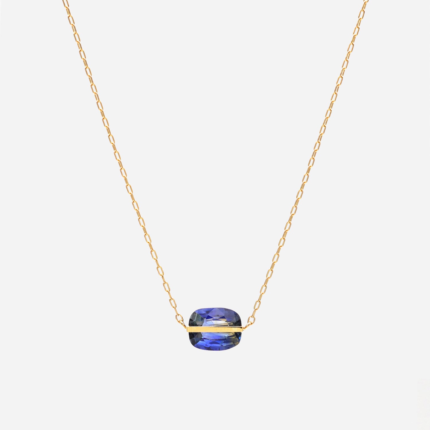 BAND NECKLACE SAPPHIRE #3794