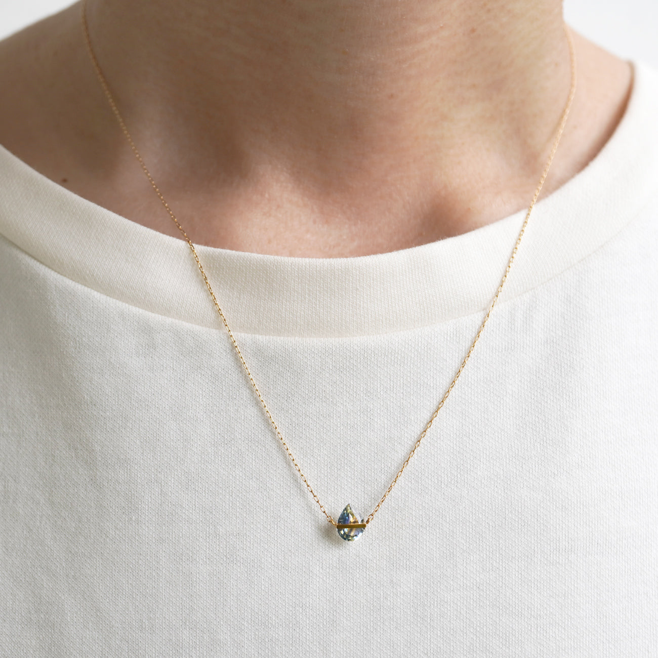 BAND NECKLACE SAPPHIRE #3614