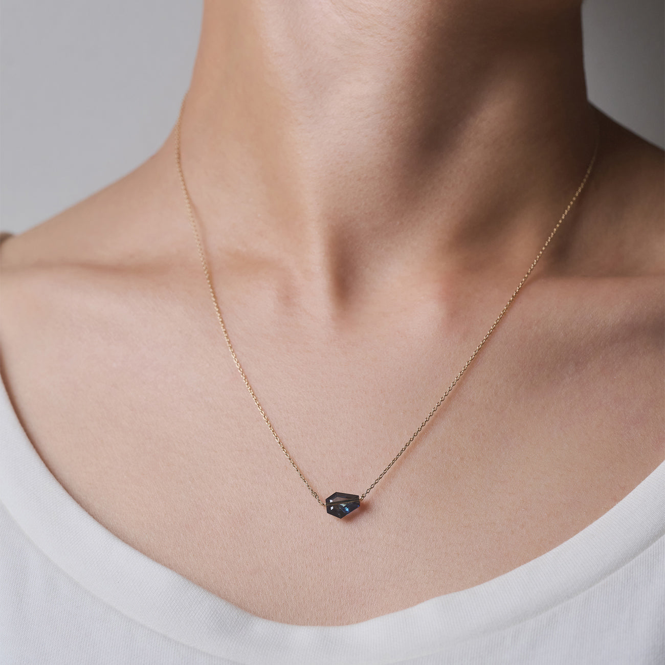 BAND NECKLACE SAPPHIRE #3942