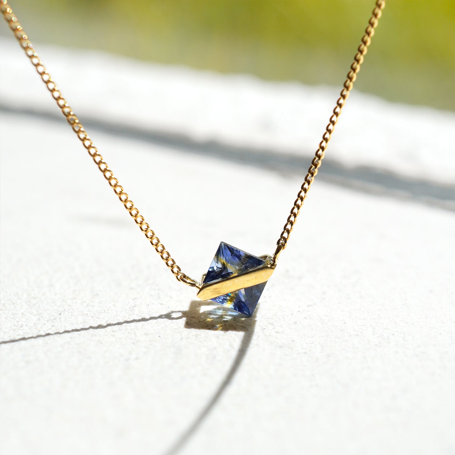 BAND NECKLACE SAPPHIRE #3041