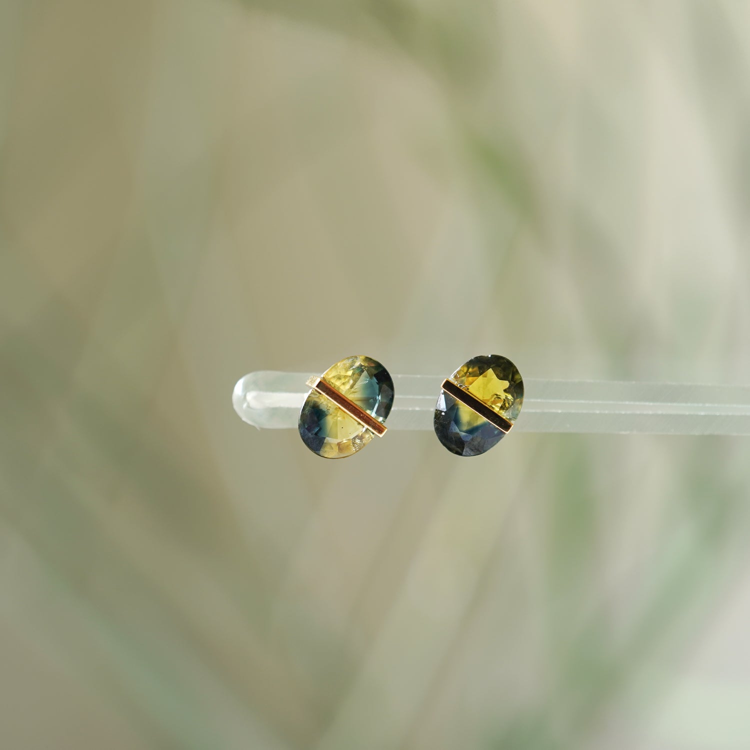 BAND EARRINGS SAPPHIRE #3829